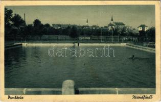 1942 Dombóvár, Strand, fürdőzők