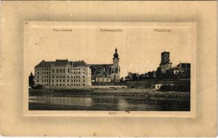 1914 Győr, Papnevelde, Székesegyház, Püspökvár. Hermann Izidor kiadása (fl)