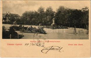 1899 (Vorläufer) Győr, Kisfaludy szobor (fa)