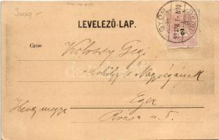 1899 (Vorläufer) Győr, Kisfaludy szobor (fa)