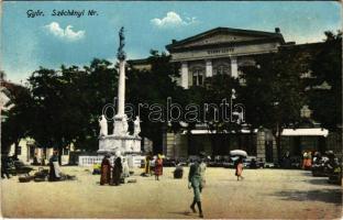 Győr, Széchenyi tér, Győri Lloyd, piac (fl)