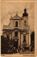 1921 Győr, Karmeliták temploma. Mahler kiadása (EB)