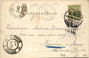 1901 Budapest VIII. Erzsébet körút, Blaha Lujza tér, villamos. Divald Károly 1. sz