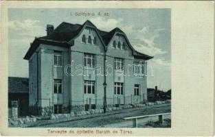 1927 Budapest XI. Szittya utca 4. sz. alatti ház. Tervezte és építtette Baráth és Társa. Biró Pál fényképészeti intézetéből (Rb)