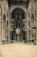 Fót, Római katolikus templom, belső. Kropacsek János kiadása (EK)