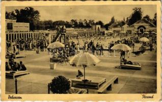 1941 Debrecen, Strand, fürdőzők (EK)