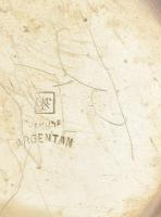 G & D Chronométre szecessziós fém tokos zsebóra. számlapon kisebb sérülésekkel működő, jó állapo...