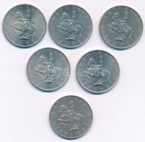 Ausztria 1969-1972. 5Sch Cu-Ni (6x/4xklf) T:1- kis patina
Austria 1969-1972. 5 Schilling (6x/4xdiff...