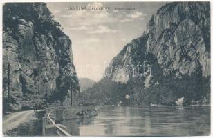 1916 Orsova, Kazán részlet. Hutterer G. / gorge