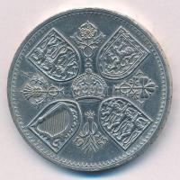 Nagy-Britannia 1953. 5Sh Cu-Ni "II. Erzsébet megkoronázása" T:1-,2 patina, kis ph
Great B...