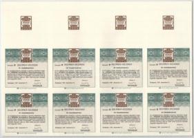 Budapest 1991. "A BŐRKER Kereskedelmi Részvénytársaság" bemutatóra szóló részvénye 10.000F...