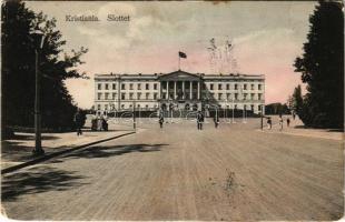 1911 Oslo, Christiania, Kristiania; Slottet / castle (EK)