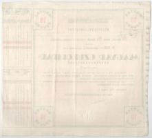 Budapest 1946. "Magyar Czukoripar - Részvénytársaság" részvényelismervény 100P névértékű r...