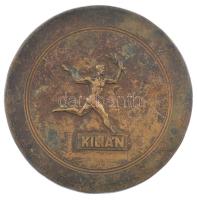 ~1950-1960. Kilián egyoldalas bronz sport emlékérem (128mm) T:1- patina