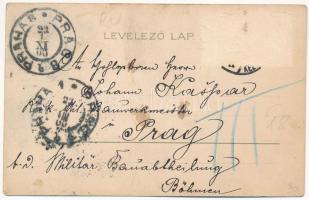 1900 Temesvár, Timisoara; Józsefváros, Küttel tér. Corvina könyvkereskedés kiadása / Platz / Iosefin...