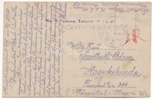 1918 Hosszúmező, Campulung la Tisa (Máramaros); vasútállomás / railway station. photo (EK)