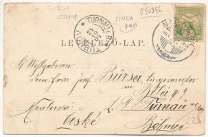 1904 Nagysink, Gross-Schenk, Cincul Mare, Cincu; Evangélikus templom és iskola, Fő tér / church and ...