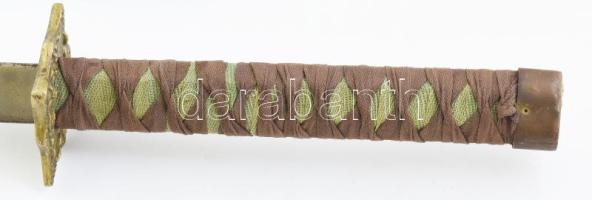 Japán kard, jelzés nélkül. 85 cm Hüvellyel