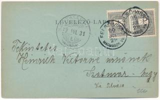 1899 (Vorläufer) Erdészvölgy, Kuzij (Lonka, Luh; Tisza-völgy, Máramaros); Rudolf trónörökös vadászka...