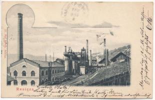 1903 Resica, Resita; vasgyár. Ifj. Neff Károly kiadása / iron works, factory (fa)