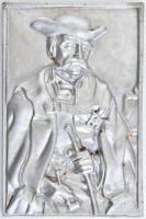 Rózsa Sándor alumínium fali dombormű 16x26 cm