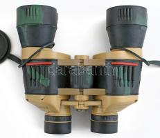 Szovjet/orosz katonai távcső, éjjellátó, tokkal, egyik lencséje mozog