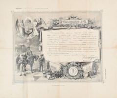 1909 Katonai végelbocsátó levél