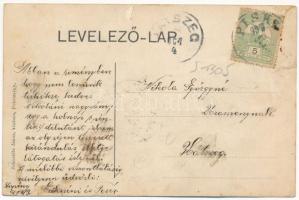 1907 Lupény, Lupeni; Ilona bánya bejárata és csillák, iparvasút. Joánovits János kiadása / mine entr...