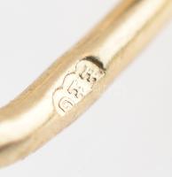 14k Arany (Au) szíves medál 0,8 g