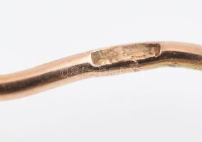 14k Arany (Au) szíves medál 0,8 g