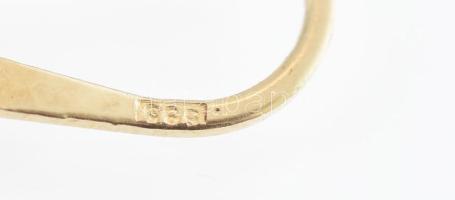 14k Arany (Au) gyerek fülbevaló, jelzett 0,7 g