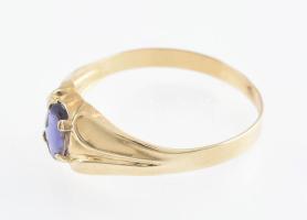 14k Arany (Au) gyűrű, jelzett 1,6 g, m: 65