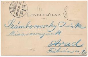 1903 Püspökfürdő, Szentlászlófürdő, Baile 1 Mai; fürdő épület, indóház, vasútállomás, park, Lőrinc f...