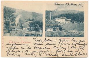 1904 Anina, Stájerlakanina, Steierdorf; Frigyes és Ronna akna, bánya. Hollschütz F. kiadása / mine (EK)