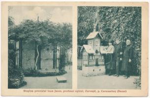 Szervesd, Zervesti (Karánsebes); Stupina preotului Joan Jucos / Ioan pap méhészete / the priest's beekeping farm, apiary (fa)