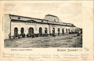 1902 Facset, Facsád, Faget; Szálloda a magyar királyhoz. Weisz Salamon kiadása / hotel (szakadás / tear)