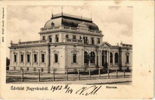 1902 Nagyvárad, Oradea; múzeum. Helyfi László kiadása / museum (EK)