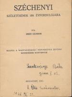 Imre Sándor: Széchenyi születésének 150. évfordulójára. Bp., 1941, Magyarországi Református Egyház E...