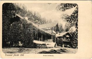 Tusnádfürdő, Baile Tusnad; Sveic-Schweiz nyaraló. Adler Alfréd fényképész / villa, spa (EK)