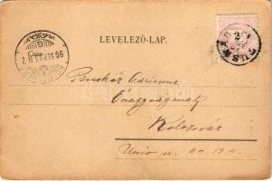 1899 (Vorläufer) Tusnádfürdő, Baile Tusnad; látkép. H. Zeidner kiadása / general view, spa (EK)