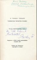 Berkessy Ferenc: A nagy üzlet. A szerző által dedikált! Colombó, 1987, KISKO. Kiadói papírkötés, kop...