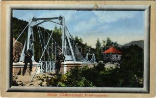 Calimanesti, Baile Calimanesti; Podul suspendat / suspension bridge (tear)