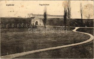 1914 Lipótvár, Újvároska, Leopoldov; Fegyintézet, börtön. MÁV levelezőlapárusítás 5257. / prison (EB)