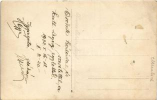 1932 Székelyudvarhely, Odorheiu Secuiesc; Katolikus legény egylet csoportképe / Catholic Boy's ...