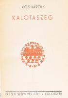 Kós Károly: Kalotaszeg. Kolozsvár, [1937], Erdélyi Szépmíves Céh, 278 p. Kós Károly szövegközi és egészoldalas linómetszeteivel. Kiadói egészvászon-kötés, jó állapotban.