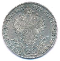 Ausztria 1817A 20kr Ag "I. Ferenc" T:1-,2 Austria 1817A 20 Kreuzer Ag "Franz II"...