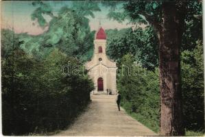 1918 Püspökfürdő, Szentlászlófürdő, Baile 1 Mai; Kápolna. Ruttner és Füzy kiadása / chapel, spa