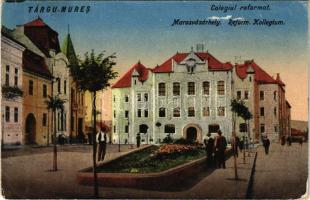 Marosvásárhely, Targu Mures; Colegiul reformat. / Református kollégium / Calvinist boarding school + "1940 Marosvásárhely visszatért" So. Stpl. (EK)