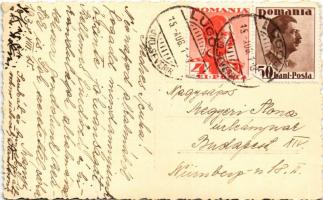 1938 Lugos, Lugoj; látkép, híd / general view, bridge. Arta photo (EK)