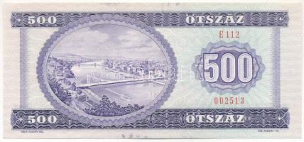 1990. 500Ft "E 112 002513" T:III szép papír Adamo F43